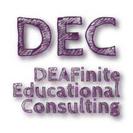 DEAFinite Educational Consulting Logo