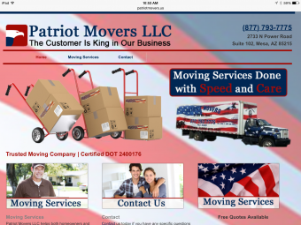 Patriot movers, llc Logo